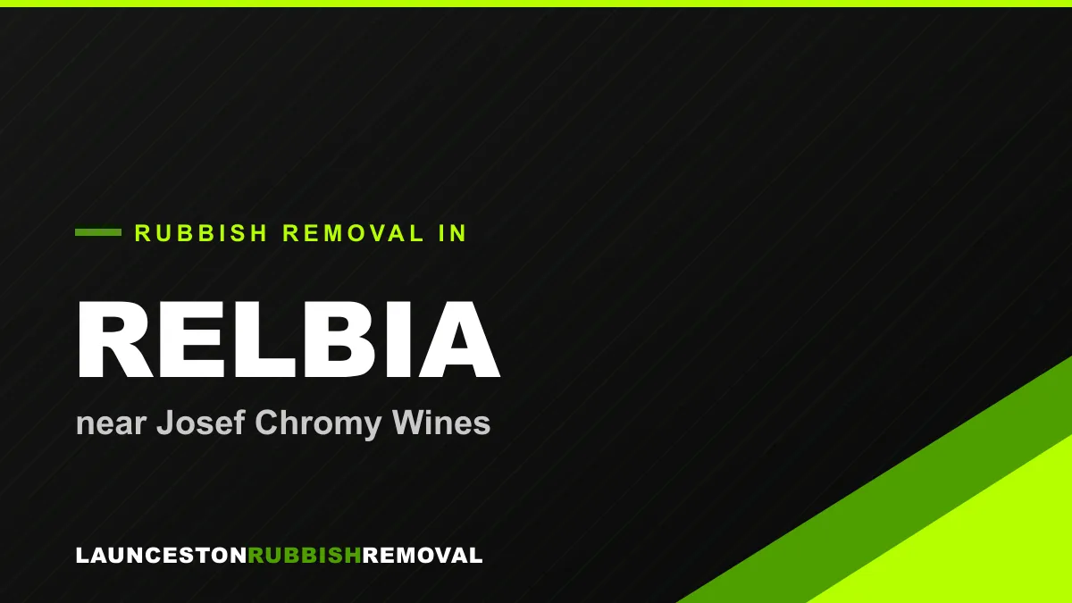Rubbish removal service in Relbia, Launceston near Josef Chromy Wines